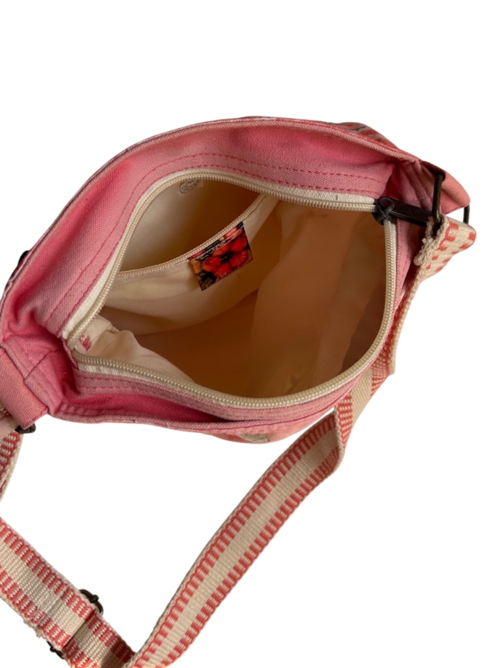 Paul Brent Sun 'N' Sand Canvas Embroidered Sandals Crossbody Bag - Picture 9 of 13